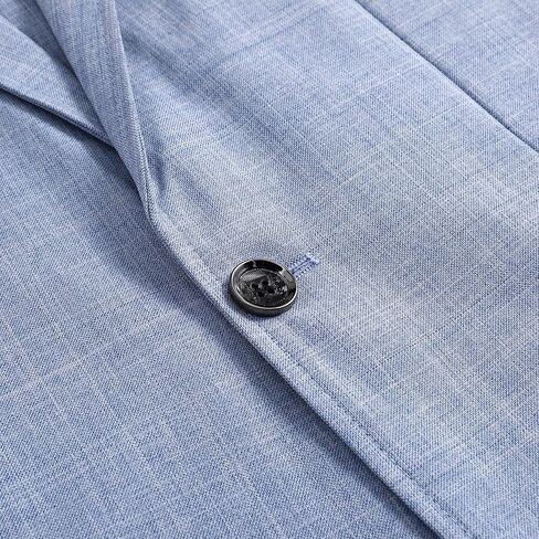 Cloudstyle Men's Casual Linen Blazer Lightweight Breathable Jacket with Notch Lapel in Saudi Arabia