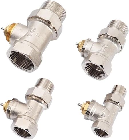 Brass Straight Radiator Valve Without Thermostatic Head for HVAC System DN15 DN20 DN25 DN32 Temperature Controller Valve(DN25) in Saudi Arabia