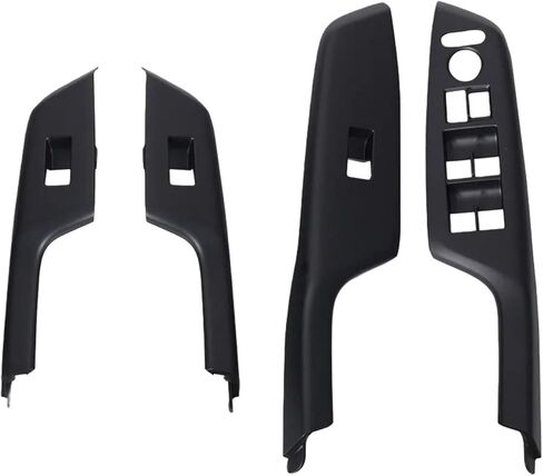 4Pcs Car Glass Lifter Black Switch Panel Window Frame Compatible With Honda Civic 2012-2015 in Kuwait