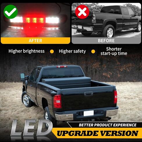 3Rd Third Brake Light Cargo Lamp High Mount Stop Light Compatible with 2007-2013 Silverado Sierra 1500 2500 3500 HD Cargo Lamp High Mount Stop Light 25890530 in Saudi Arabia