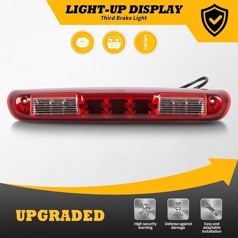 3Rd Third Brake Light Cargo Lamp High Mount Stop Light Compatible with 2007-2013 Silverado Sierra 1500 2500 3500 HD Cargo Lamp High Mount Stop Light 25890530 in Saudi Arabia
