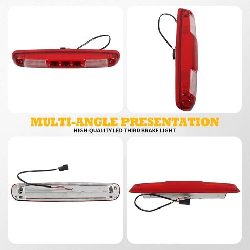 3Rd Third Brake Light Cargo Lamp High Mount Stop Light Compatible with 2007-2013 Silverado Sierra 1500 2500 3500 HD Cargo Lamp High Mount Stop Light 25890530 in Saudi Arabia