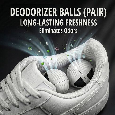 Eagle 6-in-1 Sneaker Cleaning Kit – Foam Shoe Cleaner & Sneaker Protector Spray with Brush, Microfiber Cloth & Deodorizer Balls – Shoe Care Kit for Sneakers & Tennis Shoes- Safe for all Materials in Saudi Arabia
