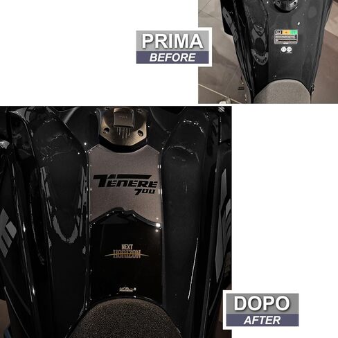 Resin Bike Motorcycle 3D Stickers Compatible with Yamaha Tenere 700 2023 2022 Neutral. Tank Protector Protection from Impact and Scratches. Resin Stickers - Made in Italy in Saudi Arabia