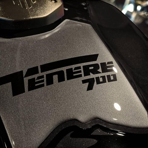 Resin Bike Motorcycle 3D Stickers Compatible with Yamaha Tenere 700 2023 2022 Neutral. Tank Protector Protection from Impact and Scratches. Resin Stickers - Made in Italy in Saudi Arabia