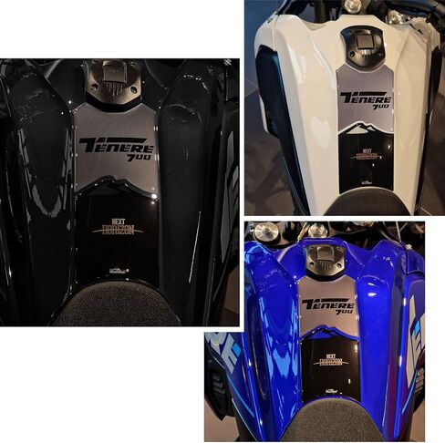Resin Bike Motorcycle 3D Stickers Compatible with Yamaha Tenere 700 2023 2022 Neutral. Tank Protector Protection from Impact and Scratches. Resin Stickers - Made in Italy in Saudi Arabia