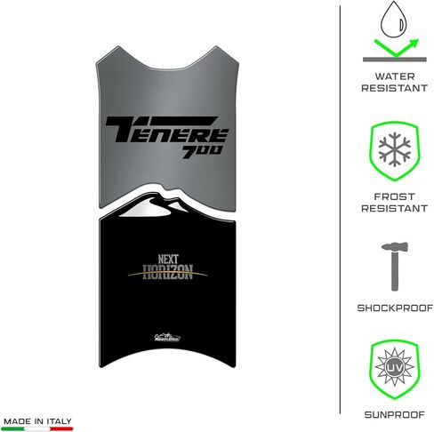Resin Bike Motorcycle 3D Stickers Compatible with Yamaha Tenere 700 2023 2022 Neutral. Tank Protector Protection from Impact and Scratches. Resin Stickers - Made in Italy in Saudi Arabia