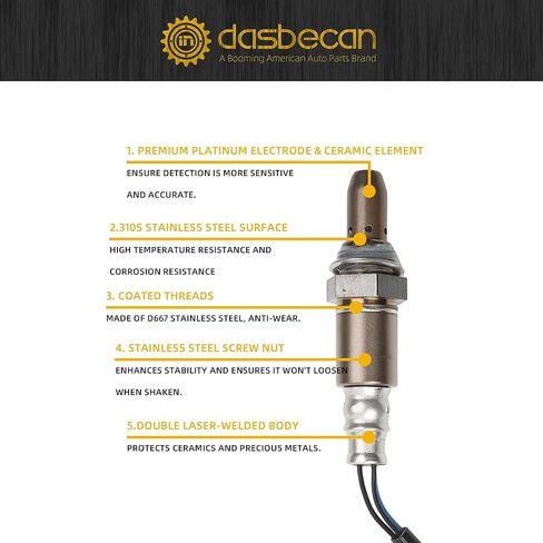 مستشعر داسبيكان الأكسجين O2 المنبع متوافق مع نيسان ألتيما 2013-2017 2.5L يستبدل #234-9133 234-4905 in Kuwait