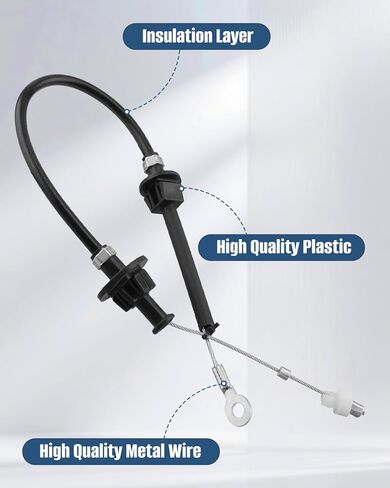 25.5 Inch Throttle Cable Fit for Chevy C10 5.0L 5.7L 7.4L 6.6L V8 Engine, Precise Control in Saudi Arabia