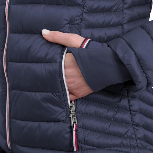 Tommy Hilfiger womens Puffer Jacket, Lightweight Packable Jacket With Hood & Bag in Saudi Arabia