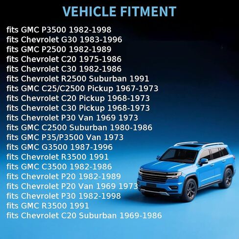 Front Upper Front Lower 4 Pcs Suspension Control Arm Shaft Kit fits Chevrolet C20 Suburban C30 Pickup 1968 1969 1970 1971 1972 1973 1974 1975 1976 1977 1978 1979 1980 1981 1982-1986 in Kuwait