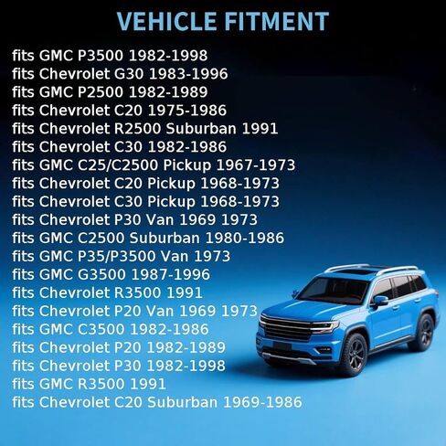 Front Upper Front Lower 4 x Suspension Control Arm Shaft Kit fits Chevrolet C20 Suburban C30 Pickup 1967 1968 1969 1970 1971 1972 1973 1974 1975 1976 1977 1978 1979 1980 1981 1982-1986 in Kuwait