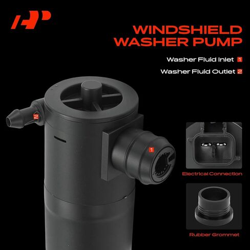 A-Premium Front Windshield Washer Pump Compatible with Toyota Corolla 2007-2013 in Saudi Arabia
