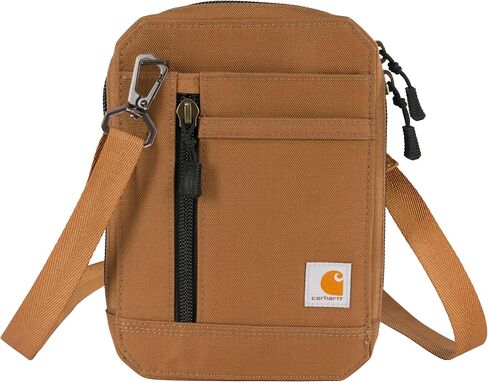 محفظة Carhartt 700D نايلون Duck Crossbody، مثالية للحفلات الموسيقية والأحداث الرياضية، بني in Saudi Arabia