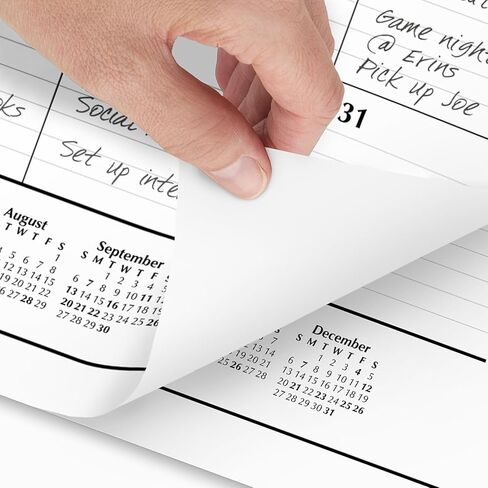 AT-A-GLANCE 2026 Monthly Desk Pad Calendar 24" x 19", White/Black (SK30-00-26) in Saudi Arabia