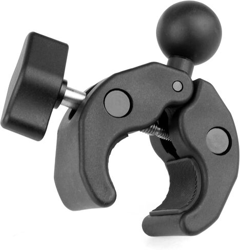 1'' Ball Clamp Mount Base with Tough-Claw for Handlebar Rail 0.8'' to 1.97'' in Diameter, 1'' Ball Adapter for RAM Mounts B Size Double Socket Arm & Bike/Motorcycle/Phone Holder in Saudi Arabia