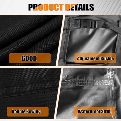Outboard Motor Cover Compatible with Yamaha F75 F80 F90 F100 F115 F115B 4-Stroke, Heavy Duty Waterproof 600D Oxford Fabric Outboard Engine Cover in Saudi Arabia