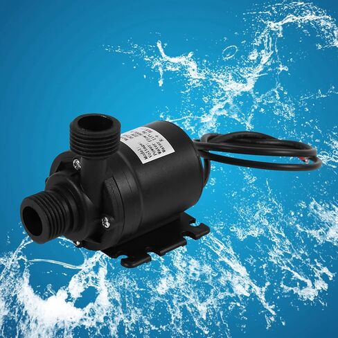Brushless Water Pump Solar Hot Water Circulation Pumping Head Ultra Quiet Water Brushless Submersible Water Dc 12v Water Pump 800 L H 5m for Fountain Pool Solar Circulation System in Saudi Arabia