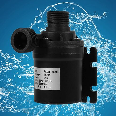 Brushless Water Pump Solar Hot Water Circulation Pumping Head Ultra Quiet Water Brushless Submersible Water Dc 12v Water Pump 800 L H 5m for Fountain Pool Solar Circulation System in Saudi Arabia