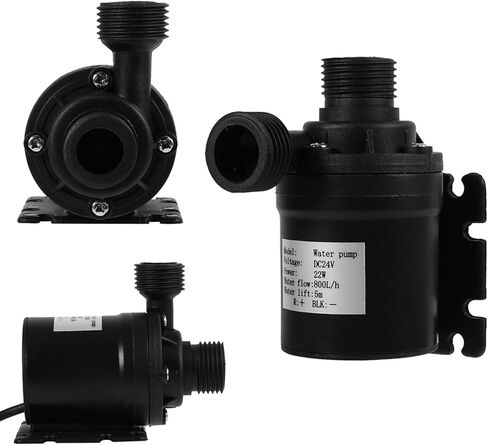 Brushless Water Pump Solar Hot Water Circulation Pumping Head Ultra Quiet Water Brushless Submersible Water Dc 12v Water Pump 800 L H 5m for Fountain Pool Solar Circulation System in Saudi Arabia