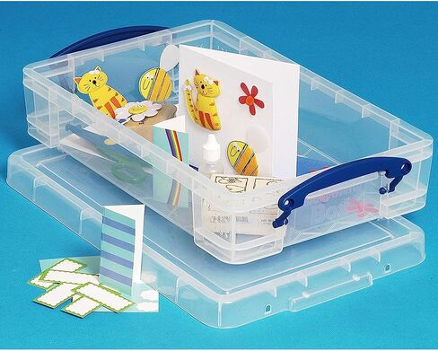 صندوق قابل للتكديس مفيد حقًا، شفاف (5 عبوات) in Kuwait