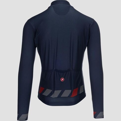 قميص CASTELLI, Pisa Thermal Limited Edition Jersey - للرجال، أزرق بلجيكي/رمادي معدني/رمادي، XL in Saudi Arabia