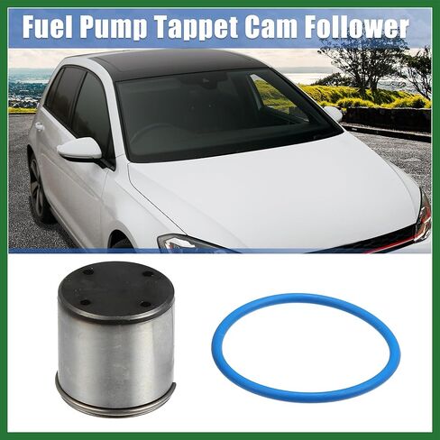Motoforti Fuel Pump Cam Follower for Audi A3 A4 TT 2.0T FSI for VW for Volkswagen GTI Golf R Jetta Passat High Pressure Fuel Pump Tappet Camshaft Follower 06D-109-309-C Long-lasting in Saudi Arabia