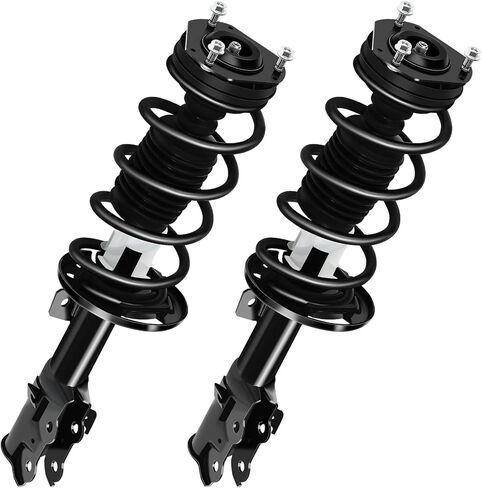 ASAPE 2PCS Front Complete Struts Assembly w/Coil Spring Fit for 2010 2011 2012 2013 for Ford Fiesta Shock Absorber Assembly Replace OE 172525 172524 in Saudi Arabia