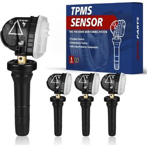 Pre-Programmed Tire Pressure Monitoring Sensor Fit for 2019-2022 Chevy Silverado 1500 2500hd 3500hd, Malibu Impala, for GMC 2019 2020 Sierra 1500, Sierra 2500hd 3500hd, 13598773 4PCS 433MHz in Kuwait