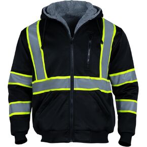 سترات عالية الوضوح للرجال من فئة ANSI 1، سترات أمان عاكسة للضوء للعمل والبناء Hi Vis للرجال in Kuwait