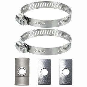 60012 مجموعة أدوات استشعار الأوكسجين مع M18 × 1.5 خيط من الفولاذ المقاوم للصدأ مشبك أنبوب العادم وحشية o2 مجموعة محول الاستشعار لأنظمة قياس نسبة الهواء والوقود الإلكترونية لحقن الوقود في السيارة in Kuwait