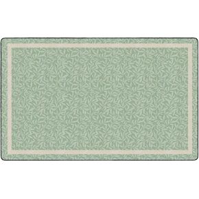 Flagship Carpets Farmhouse Leaves Classroom Educational Area Rug for Kids and Teachers, Durable Quality for Schools, Preschool, Daycare, Learning Centers, and Home, 7'6" x 12' - Sage in Saudi Arabia