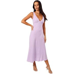 Petal & Pup Women's Shyla-midi-Dress-Lilac in Saudi Arabia