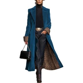 Blazers for Women Oversized Long Velvet Blazers Casual Coat Color Block Suit Jacket Blazer in Saudi Arabia
