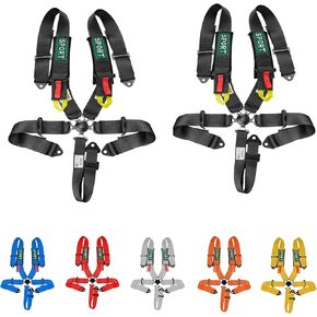 5 Point Racing Harness SFI Approved Protection Heavy Duty Shoulder Pads Quick Release Cam Lock in Kuwait
