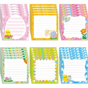 30 حزمة ملاحظات لاصقة لعيد الفصح - 600 ورقة بيضة عيد الفصح لاصقة ملاحظات ملاحظات زهرة الربيع مذكرة ملاحظات لحفلة عيد الفصح هدية الربيع اللوازم المكتبية المدرسية in Kuwait