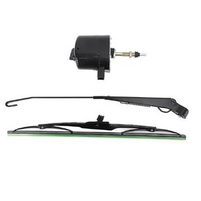 12V Windshield Wiper Motor Kit, Powerful Motor with Arm and Blade for Tractor Fishing Boat ATV UTV, 7731000001 Long Shaft Electric Wiper Assembly 01287358, 0390506510 in Kuwait