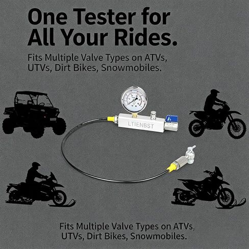 منظم النيتروجين ملء الصدمات مع مقياس النيتروجين 700 رطل لكل بوصة مربعة منظم النيتروجين ملء الصدمات بدون فقدان أداة تشاك متوافقة مع كاواساكي، هوندا، يامادا، ATV، UTV مع صدمة مع صمام شريدر in Kuwait