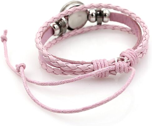 2Pcs Luminous Couple Bracelets Sun Moon Adjustable Black Braided Bracelet Friendship Fashion Romantic Birthday Gifts in Saudi Arabia
