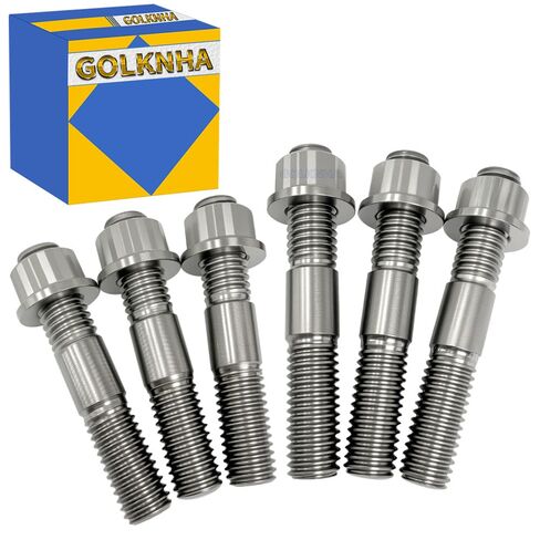 Stud Bolts Titanium Sprocket Hub Compatible with Yamaha Banshee 350 Blaster 200 Breeze 125 Raptor 660 Warrior 350 OEM# 90116-08507-00 90170-08258-00 in Saudi Arabia