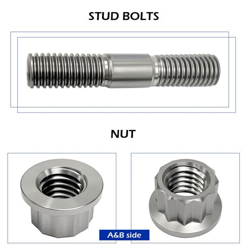 Stud Bolts Titanium Sprocket Hub Compatible with Yamaha Banshee 350 Blaster 200 Breeze 125 Raptor 660 Warrior 350 OEM# 90116-08507-00 90170-08258-00 in Saudi Arabia