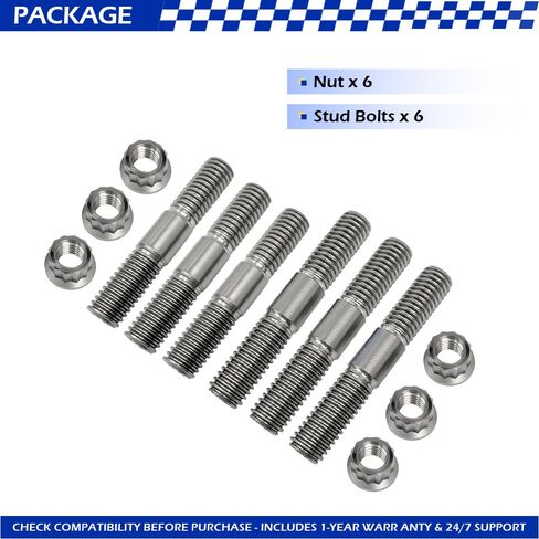 Stud Bolts Titanium Sprocket Hub Compatible with Yamaha Banshee 350 Blaster 200 Breeze 125 Raptor 660 Warrior 350 OEM# 90116-08507-00 90170-08258-00 in Saudi Arabia
