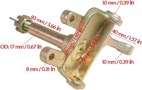 Go Kart Front Steering Spindle Kit with Foot Brake Assembly, 3 Stud Wheel Hubs, Steering Knuckles & Disc Rotors for ATV Quad Buggy Golf Cart Drift Trike 4 Wheelers Mini Bike Taotao Kazuma in Saudi Arabia