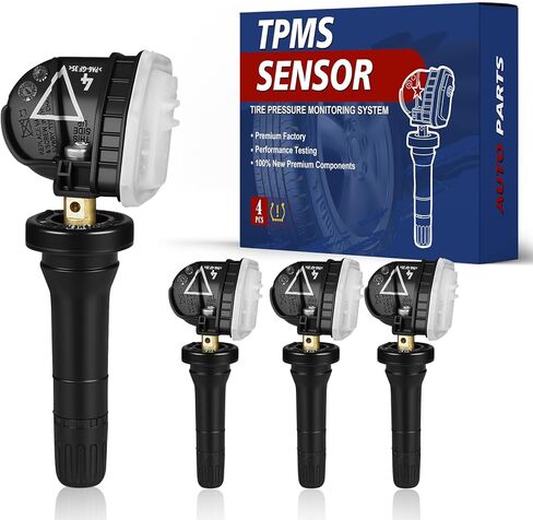 مستشعر مراقبة ضغط الإطارات المبرمج مسبقًا مناسب لـ 2019-2022 Chevy Silverado 1500 2500hd 3500hd، Malibu Impala، لـ GMC 2019 2020 Sierra 1500، Sierra 2500hd 3500hd، 13598773 4 قطع 433 ميجا هرتز in Kuwait