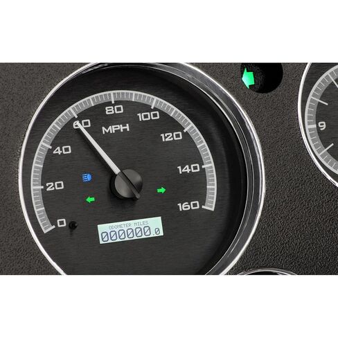 Dakota Digital 67 - 72 Chevy Pickup Truck Analog Dash Gauge & Clock Black Alloy White VHX-67C-PA-K-W in Saudi Arabia