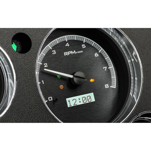 Dakota Digital 67 - 72 Chevy Pickup Truck Analog Dash Gauge & Clock Black Alloy White VHX-67C-PA-K-W in Saudi Arabia