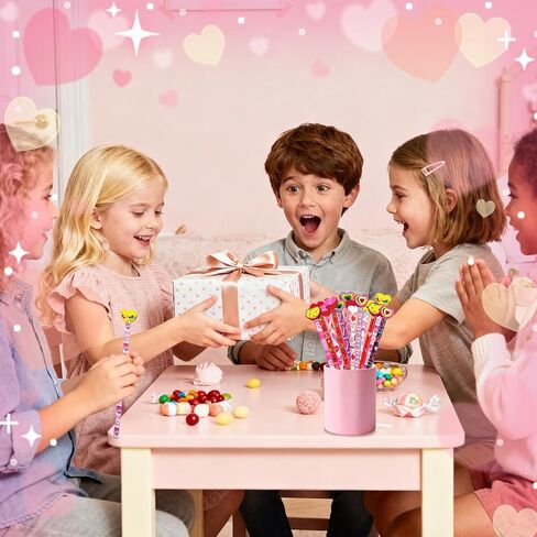 مجموعة قرطاسية مكونة من 48 قلم رصاص لعيد الحب مع ممحاة، 24 قلم رصاص لعيد الحب في 12 نمطًا، 24 ممحاة قلب في 6 أنماط، هدايا جوائز الفصل الدراسي in Kuwait