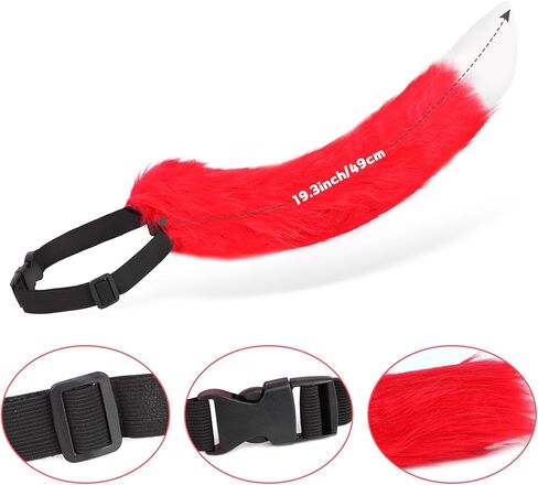 Yewong 5 قطع من إكسسوارات زي الثعلب للأطفال تتضمن عصابة رأس على شكل أذن الثعلب وقفازات ربطة عنق وغطاء حذاء لحفلات الهالوين المدرسية وحفلات الهالوين in Saudi Arabia