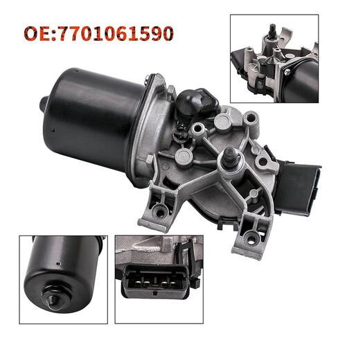Front Windscreen Wiper Motor 4 Pins Compatible with Renault Clio Grandtour KR0/1 2008-2018 in Kuwait