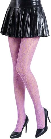 Women Sexy Leopard Patterned Sheer Lace Tights High Waist Fishnet Stockings Halloween Outfits Cheetah Print Pantyhose in Saudi Arabia